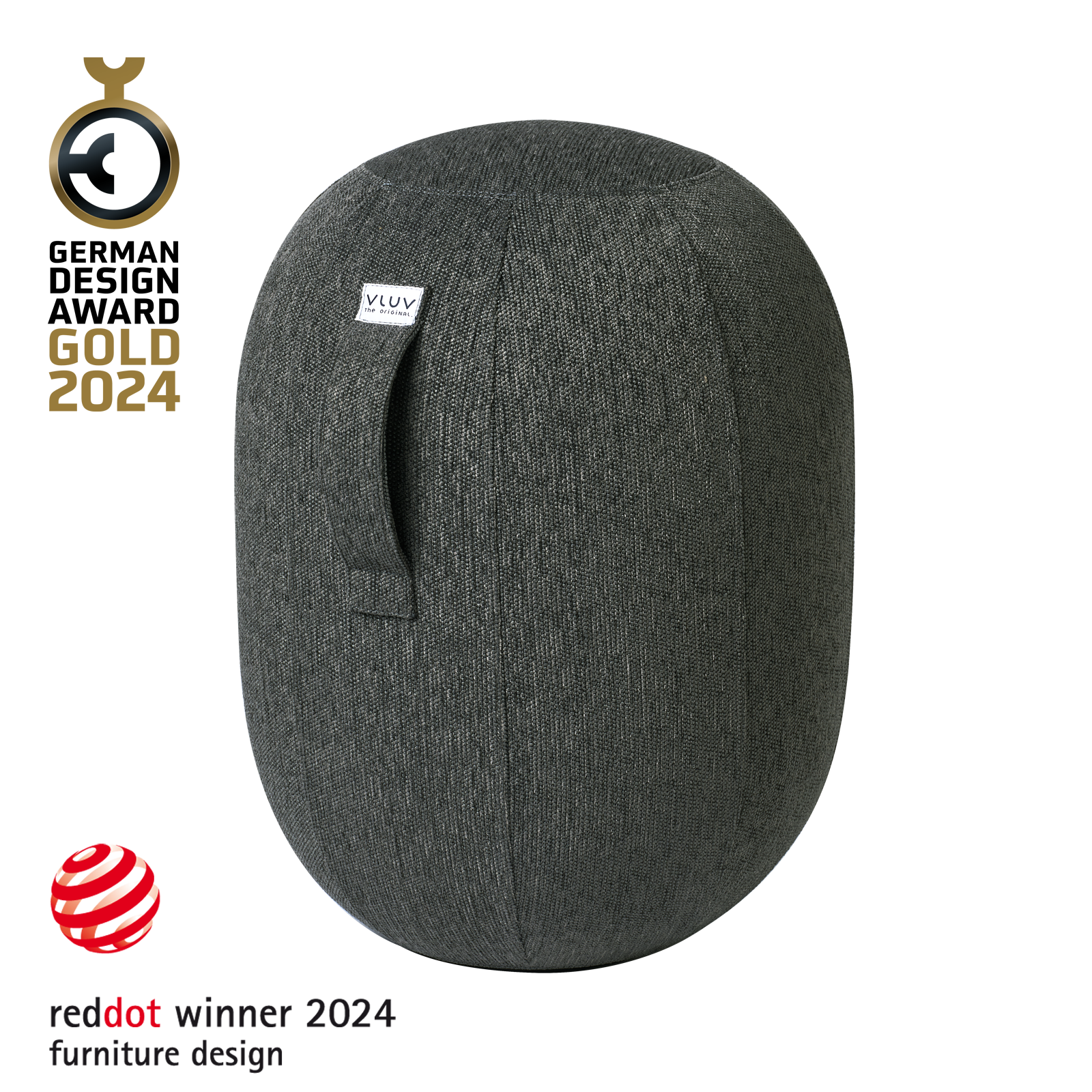 VLUV I STOV Balancekapsel NEU I Die schlanke Form des Sitzballs.