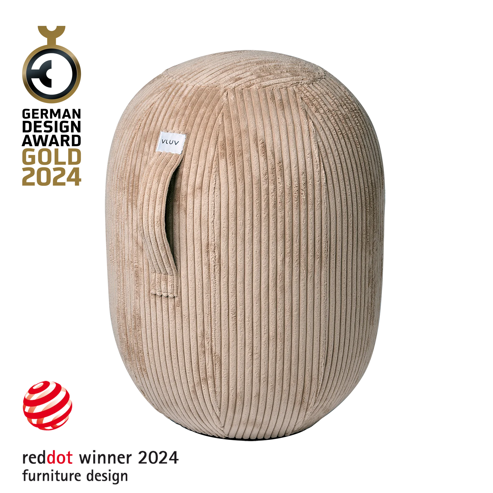 VLUV I VLIP balance capsule NEW I The slim shape of the sitting ball.