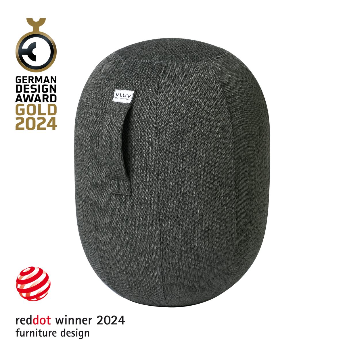 VLUV I STOV Balance capsule NEW I The slim shape of the exercise ball.