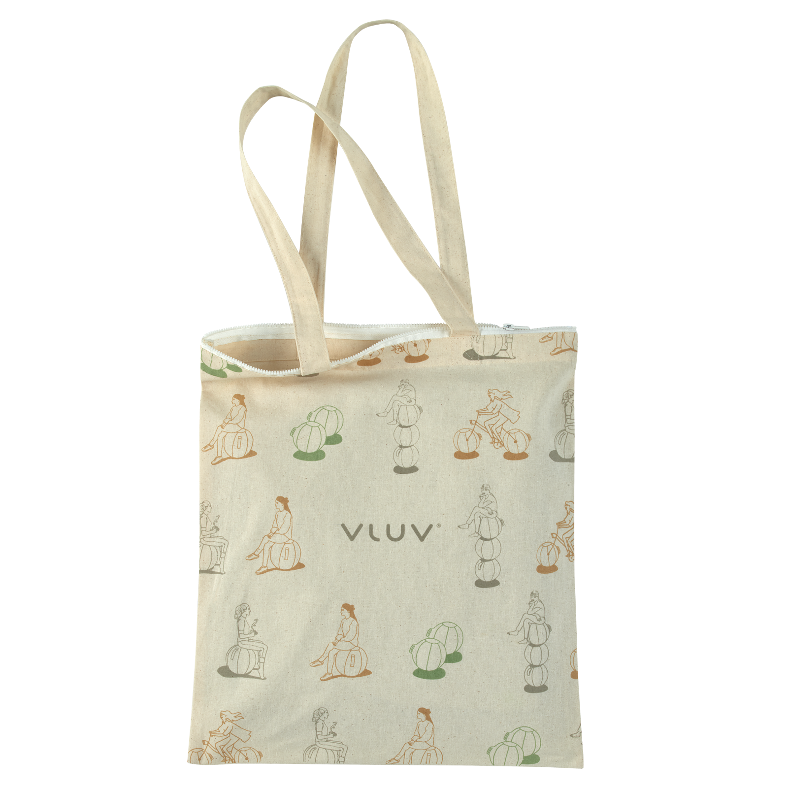 Sac fourre-tout en coton VLUV "COLLAGE" 